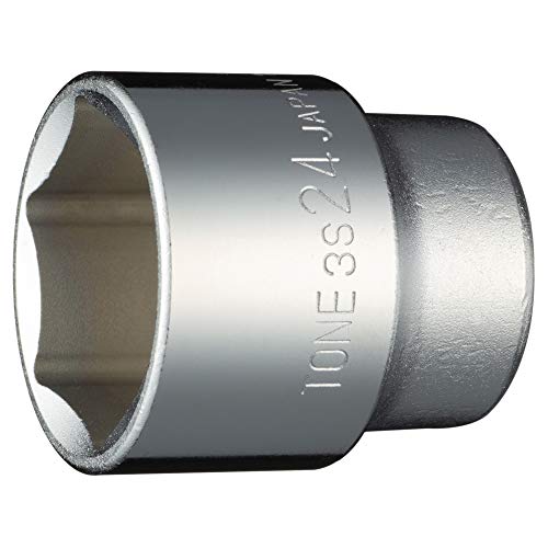 トネ(TONE) ソケット(6角) HP3S-24 差込角9.5mm(3/8) 二面幅24mm