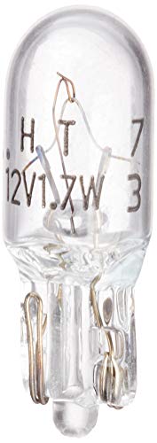 M&Hマツシマ 電球 12V1.7W クリアー T6.5 ウェッジ 2個入 AWB123 ライト バルブ