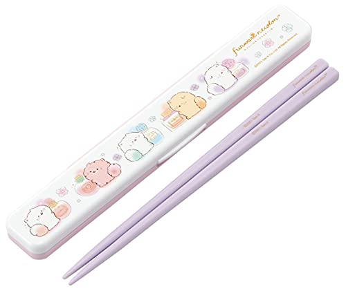 スケーター (skater) 箸 箸箱 セット 18cm 銀イオン Ag+ 抗菌 ふんわりねころん 日本製 ABC3AG-A