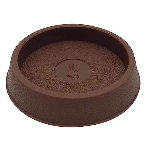 和気産業 イスキャップ 平置 丸型 茶 50mm 椅子脚 家具 床 GK-262 1個