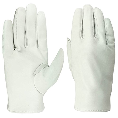 [ACE] エースグローブ 袖なし革手袋 牛本革クレスト 白色 Lサイズ AG430