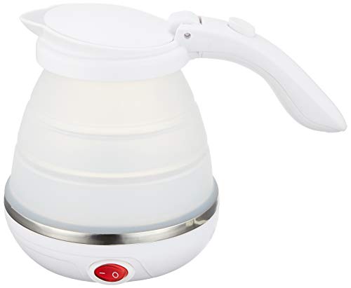 miyoshi co.ltd MCO 折りたためるトラベルケトル 500ml 電圧切替式 ホワイト MBE-TK02/WH