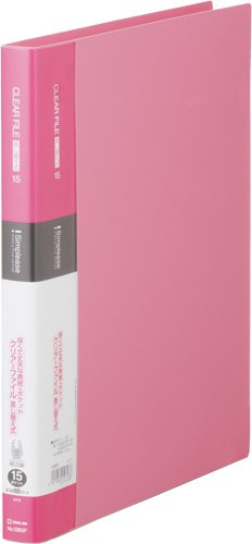 キングジム クリアファイル シンプリーズ 差替式 最大収納65ポケット 30穴 A4タテ ピンク 138SP-P