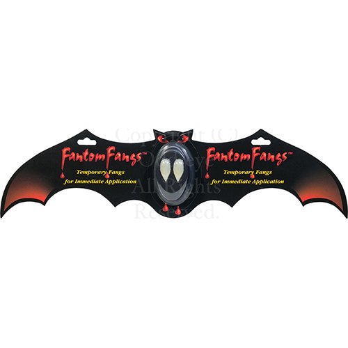 米国シネマシークレット社製 使い捨て付け八重歯 ファントムファングス FA001 Fantom Fangs Dracula House ドラキュラ コスプレ 牙 ドラキュラの牙 変装小物 コスプレ小