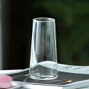 SwPotato 花瓶 ガラス 花瓶 おしゃれ 花器 一輪挿し フラワーベース 北欧 装飾家の装飾 ガラス製 シンプル 15CM