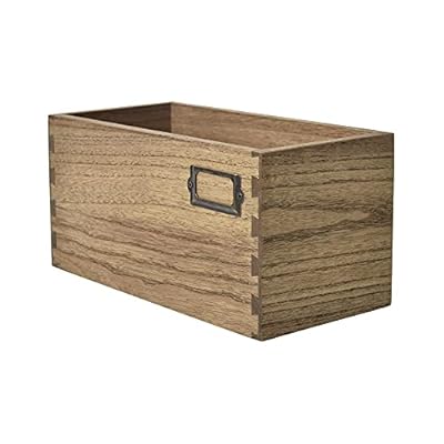 KIRIGEN 収納ケース 木箱 小物収納 卓上 ボックス 木製 ウッド ボックス 蟻組 総桐 ブラウン