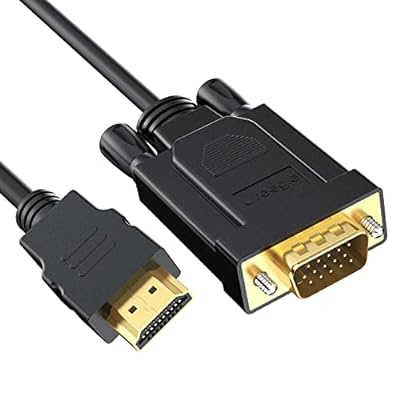 HDMI VGA 変換ケーブル 1080p@60Hz HDMI Dsub 変換 ケーブル HDMI オス to VGA オス(HDMIからVGAへ) PS4、PC、モニター、プロジェクターに対応 2個入り（1.8m）ブランドUreegle色モデル商品説明【Ureegle HDMIからVGA変換ケーブル】UreegleのHDMI to VGA変換ケーブルはHDMIポートを備えたデスクトップ、ラップトップ、またはその他のデバイスをモニター、プロジェクター、テレビなどのVGAディスプレイに接続するための費用対効果の高い簡単なソリューションを提供します。 ケーブルのHDMIオス側をHDMIデバイスに接続し、VGAオス側をVGAディスプレイに接続します。※HDMIからVGAへの単方向ケーブルです。VGAからHDMIには対応していません。【高解像度対応】当社のHDMI-VGA変換ケーブル800x600、1024x768、1280x1024、1600x1200、1920x1200、最大1080p＠60Hzまでの高解像度のLCDおよびLEDモニターをサポートします。HDMI VGA 変換 ケーブルは映像出力しか対応しますが、音声出力には非対応です。【幅広い互換性】Ureegle HDMI-VGA変換ケーブルは、コンピューター、PC、デスクトップ、ラップトップ、ウルトラブック、ノートブック、Chromebook、Raspberry Pi、Intel Nuc、Roku、PS3、Xbox セットトップボックス、TV BOXと互換性があります 、またはHDMIポートを備えたその他のデバイス。【耐久性：金メッキコネクタ搭載】金メッキコネクタと無酸素導体により、また先進的なチップを採用して、このHDMI VGA 変換ケーブルは接触抵抗が少なく、サビなどによる画質の劣化を防ぎ、より安定した映像を変換でき、電磁干渉（EMI）と無線周波数（RFI）干渉から守ります。【24ヶ月保証付き】24月保証独自の無条件24か月保証により、ご購入の長期にわたる満足が保証されます。 問題をタイムリーに解決するためのフレンドリーでアクセスしやすいカスタマーサービス。