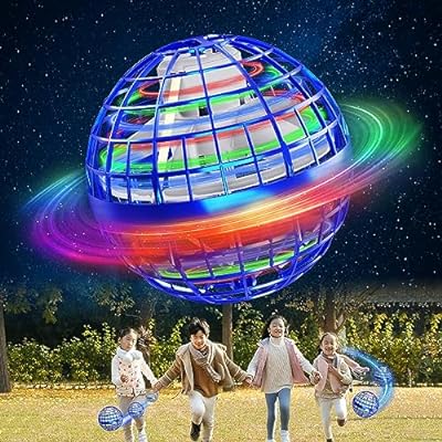 Semai 2023新 フライングボール おもちゃ 飛ぶボール UFO おもちゃ 360°回転 ミニドローン LEDライト付き USB充電式 自動回避機能 軽量 子供の日 遊び 子供 大人向け クリスマス 誕生日プレゼント 贈り物-青ブランドSemai色ブルーモデル商品説明【話題沸騰の宙に浮かぶフライングボール】飛行ボール 遊び は、コマンド(さまざまな角度と速度)で光り、スピン、浮き、グライド、空中を登り、ブーメランボールのように手元に戻ります。大人から子どもまで楽しめる新感覚の次世代おもちゃ、 キャッチボール、ブーメラン、のように遊んだりして様々な飛び方があり、子供から大人まで、一人で又はご家族や仲間と、ホームパーティ、アウトドア、休憩時間の息抜きなどに、さまざまな動きでフライングボールを楽しめます。【安全で高品質な材質】 フライングボールボディの網は無害で軽量、柔らかくて対衝突性に優れたポリプロピレン素材を採用し、壁にぶつかっても傷がついたりしません。球状のデザインと保護ケースにより、つかみやすく、 暗号化されたシェルにより、誤って指が入るのを防ぐことができます。プロペラはボール ドローン内に安全に隠され、他の飛行玩具とは異なり、目の怪我を防ぎます。壊れにくいです安全面を確保すると同時に耐久性も高くなります。落下などで衝撃が加えられるとすぐに停止します。【USB充電と携帯便利】約20分のフル充電し、8〜10回の作業時間。 ホバー フライング ボールは、コンピューター、電源アダプター、携帯電話、携帯充電器などによる充電など、さまざまな充電オプションを可能にします。充電中はインジケーター ライトが点灯し、完全に充電されると消灯します。 どこへ行っても、子供用のドローンボールは簡単に持ち運びでき、場所を取りません。【多彩な特典で楽しさ無限大】いつでもどこでも遊べる飛球ドローン！ 内蔵の RGB ライトで、空を横切って発射すると、鮮やかな色がネオンの流れ星のように見えます。 子供の知性を発達させ、創造力を向上させるのに適しています。 大人にとっては、ストレスを軽減し、親子の交流を強化するのに最適な方法です。 友人、隣人、見知らぬ人など、人々を簡単に近づけることができます。【子供や友人へのプレゼントに最適】このクールな空飛ぶオーブのおもちゃは、誕生日、ハロウィン、感謝祭、クリスマスなどの楽しいノベルティギフトです。 カラフルで面白い球体のおもちゃは、子供と大人の注目を集めます。 前後のゲームや友達とのチームトリックに最適です。 人と人を簡単に近づけることができます。 6 ~10歳の男の子と女の子、子供、大人への素晴らしい贈り物。