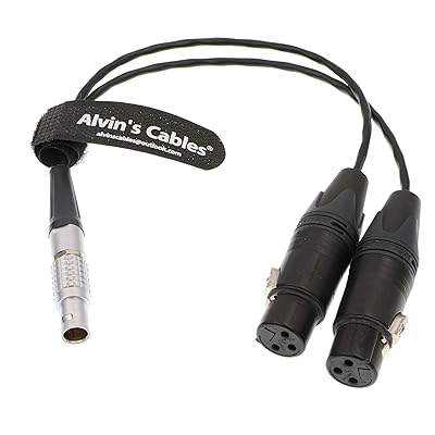 Alvin's Cables Atomos Shogun Monitor Recorder Ѥ XLR Breakout Audio Input  ֥ 10 pin to ǥ奢 XLR 3 pin ᥹