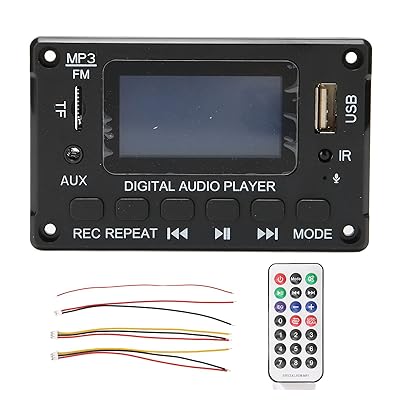 Bluetooth MP3デコードボード LCD画面歌詞ディスプレイモジュールアンプUSBプレーヤーMP3デコーダーボード サポートメモリカードおよびUディスクスイッチ