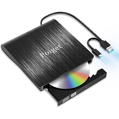 【2023新登場】Poiget CD/DVDドライブ 外