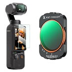 K&F Concept DJI OSMO Pocket 3用磁気式フィルター ND2-32&1/4ブラックミスト 多機能フィルター 一枚二役 減光量調整 ソフト効果 磁気吸着 装着便利 AGC光学ガラス 28層ナノコーティング 防水防汚