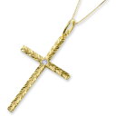 【10%OFFクーポン配布中】 k18 ネックレス ハワイアンジュエリー クロス ゴールド 18k 18金 イエローゴールド マイレ タンザナイト ハワイアン 彫金 ペンダント 天然石 誕生石 十字架 葉