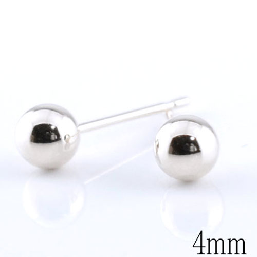 Rakuten - ピアス スタッドピアス 丸玉ピアス 地金 ボールピアス プラチナ pt900 レディース メンズ 丸玉 4mm ネコポス配送 メール便 クリスマス Xmas 母の日 誕生日