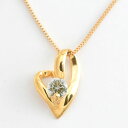 シエロブルー ネックレス ネックレス ダイヤモンド 一粒 ハート K18 ペンダント 18k ピンクゴールド 0.1ct オープンハート ダイヤモンドペンダント 華奢 ペンダント シンプル プレゼントに 1粒