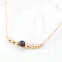 k10 ネックレス ガーネット レディース ラインネックレス ペンダント ピンクゴールドk10 10k 10金 pendant シンプル 丸玉 記念 誕生日 天然石 ライン スキンジュエリー 1月誕生石
