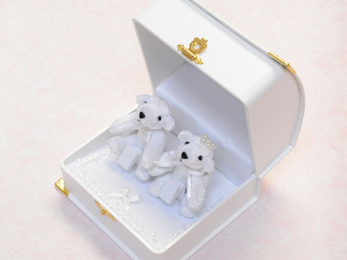 あす楽対応 翌日配達 あす楽 ペアリング ジュエリーケース リングケース ブライダルケース プレゼントに 贈り物に ブライダルリングケース ジュエリーボックス クリスマス Xmas バレンタイン ホワイトデー