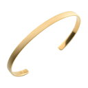 【10%OFFクーポン配布中】 18金 バングル メンズ ブレスレット k18 18k つや消し ピンクゴールドK18 マット シンプルバングル 誕生日 記念日...