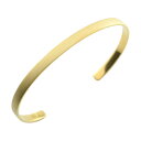 【10%OFFクーポン配布中】 18金 バングル メンズ ブレスレット k18 18k つや消し イエローゴールドK18 マット シンプルバングル 誕生日 記念...