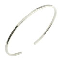 【10%OFFクーポン配布中】 18金 メンズ バングル ブレスレット k18 18k ホワイトゴールドK18 2mm シンプルバングル ゴールド 誕生日 記念...