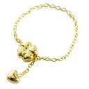 【BLACK FRIDAY ポイント10倍】 k18 リング 18k ゴールド ピンキーリング クローバー ハート 指輪 18金 チェーンリング 地金 イエロー...