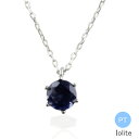 【10%OFFクーポン配布中】 プラチナ ネックレス アイオライト 一粒 pt900 pt850 華奢 ペンダント 記念日 プラチナ900 レディース スキンジュエリー 誕生石 天然石 納期1週間