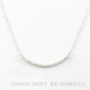 ネックレス ダイヤモンド レディース ペンダント プラチナ ダイヤ pendant 0.1ct 華奢 シンプル 記念 誕生日 ライン スキンジュエリー(4)
