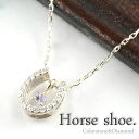 ネックレス タンザナイト ダイヤモンド プラチナ レディース 馬蹄 ペンダント 0.1ct ダイヤネックレス pt900 ホースシュー 12月 誕生石 プレゼントに
