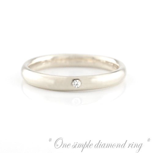 【BLACK FRIDAY ポイント10倍】 k10 結婚指輪 婚約指輪 エンゲージリング ダイヤモンドリング ホワイトゴールドk10 シンプルダイヤ ダイヤモ...