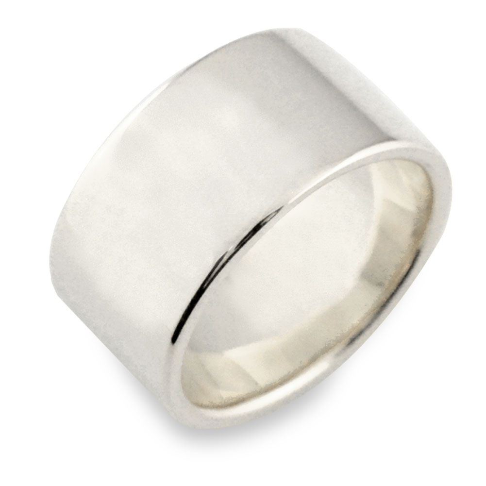 【BLACK FRIDAY ポイント10倍】 リング メンズ 指輪 プラチナ pt900 pt プラチナ900 平打ちリング 10mm ストレート 幅広 ヒラウ...
