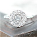ダイヤモンド リング プラチナ アンティーク フラワー レディース ピンキーリング 指輪 ダイヤ 0.5ct クラシカル パヴェ ダイヤ エレガント