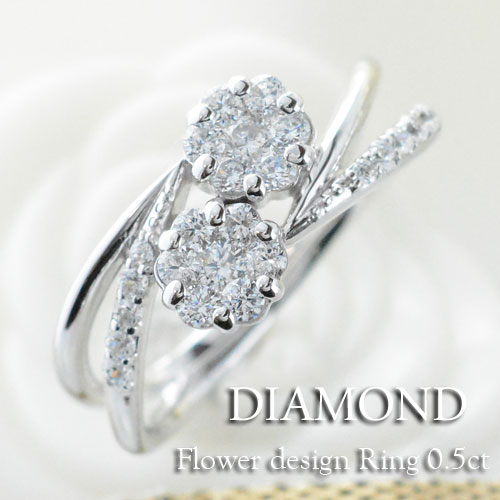 【BLACK FRIDAY ポイント10倍】 結婚指輪 婚約指輪 エンゲージリング レディースダイヤモンド リング 指輪 プラチナ ダイヤモンドリング ピンキー...