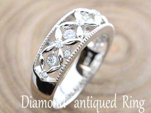 【10%OFFクーポン配布中】 結婚指輪 婚約指輪 エンゲージリング レディース ダイヤモンド リング 指輪 プラチナ ダイヤモンドリング ピンキーリング ダイヤモンド pt900 クラシカル ミルウチ ダイヤ