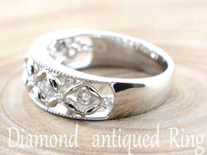 【10%OFFクーポン配布中】 結婚指輪 婚約指輪 エンゲージリング レディース ダイヤモンド リング 指輪 プラチナ ダイヤモンドリング ピンキーリング ダイヤモンド pt900 クラシカル ミルウチ ダイヤ