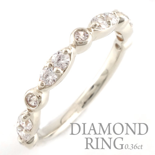 【BLACK FRIDAY ポイント10倍】 k18 リング 結婚指輪 18金 婚約指輪 ダイヤモンド レディース ダイヤモンドリング ピンキーリング 指輪 0...