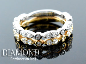10％OFF k18 リング ダイヤモンド レディース 1.0ct ホワイトゴールド イエローゴールド 結婚指輪 18金 マリッ ciero-10376396 シエロブルー サンプル画像2