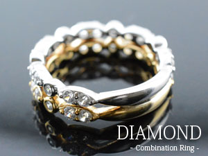 10％OFF k18 リング ダイヤモンド レディース 1.0ct ホワイトゴールド イエローゴールド 結婚指輪 18金 マリッ ciero-10376396 シエロブルー サンプル画像3
