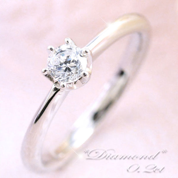 【BLACK FRIDAY ポイント10倍】 結婚指輪 婚約指輪 レディース ブライダル ダイヤモンド リング 一粒ダイヤ 0.2ct プラチナ 指輪 エンゲー...