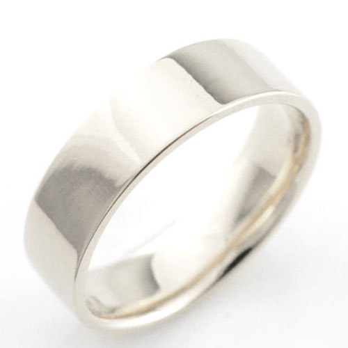 ブランド結婚指輪（マリッジリング） レディース リング プラチナ シンプル ストレート 平打ち 地金リング 結婚指輪 エンゲージリング ハンドメイド プラチナ900 6mm