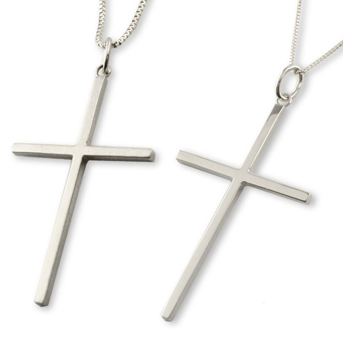 ネックレス k18 18金 ペアネックレス ペアペンダント クロスネックレス 18k クロス ペアジュエリー ホワイトゴールドk18 ペンダント メンズ レディ...
