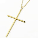 【10%OFFクーポン配布中】 ネックレス k18 18金 メンズ クロスネックレス 18k クロス 特大 イエローゴールドk18 ペンダント クロスペンダント...