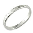 【10%OFFクーポン配布中】 k10 メンズ カットリング 地金リング 平打ち ホワイトゴールドリング シンプル 結婚指輪 ハンドメイド 10k 10金