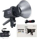 楽天Cifecom-shopAputure Amaran 200x S Bi-Color 2700-6500K LEDビデオライト CRI 95+ TLCI 98+ 200W DC/AC電源 アプリ制御連続スタジオLEDライト、スタジオ、インタビュー、撮影