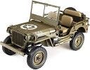 RC カー 1:6スケーラー ジープ リモートコントロール追跡軍用トラック4x4 オフロード車両 高性能ラジコンシミュレーションクライミングカー