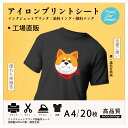 TransOurDream 真正の転写シート アイロンプリントシート 黒&濃色生地用 A4 20枚 インクジェットTシャツ転写シート 熱転写シート 洗濯に強い その1