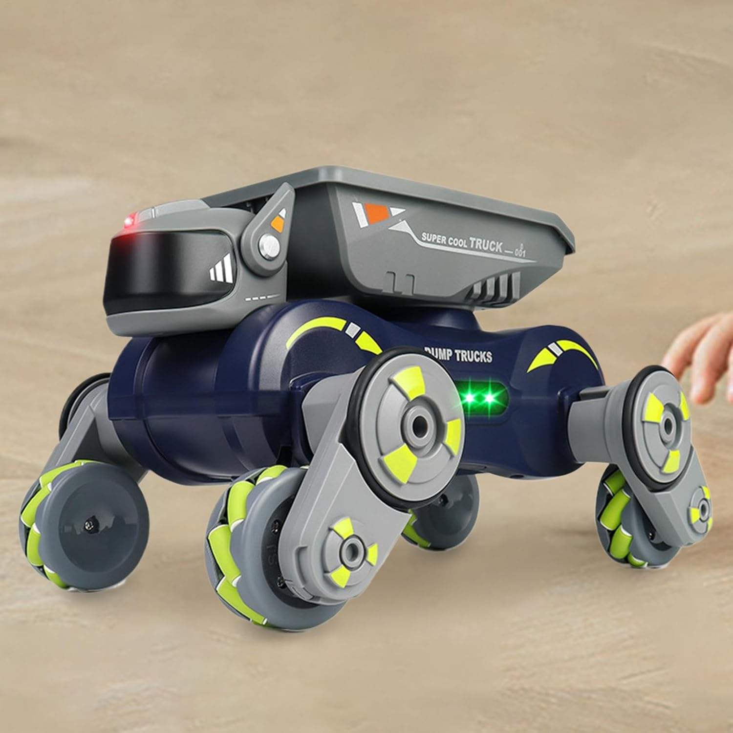 2.4GHz リモートコントロールカー ライトミュージックスプレージェスチャーセンシングロボット 犬のおもちゃ 電動 RC スタントカー クローラー 車 幼児