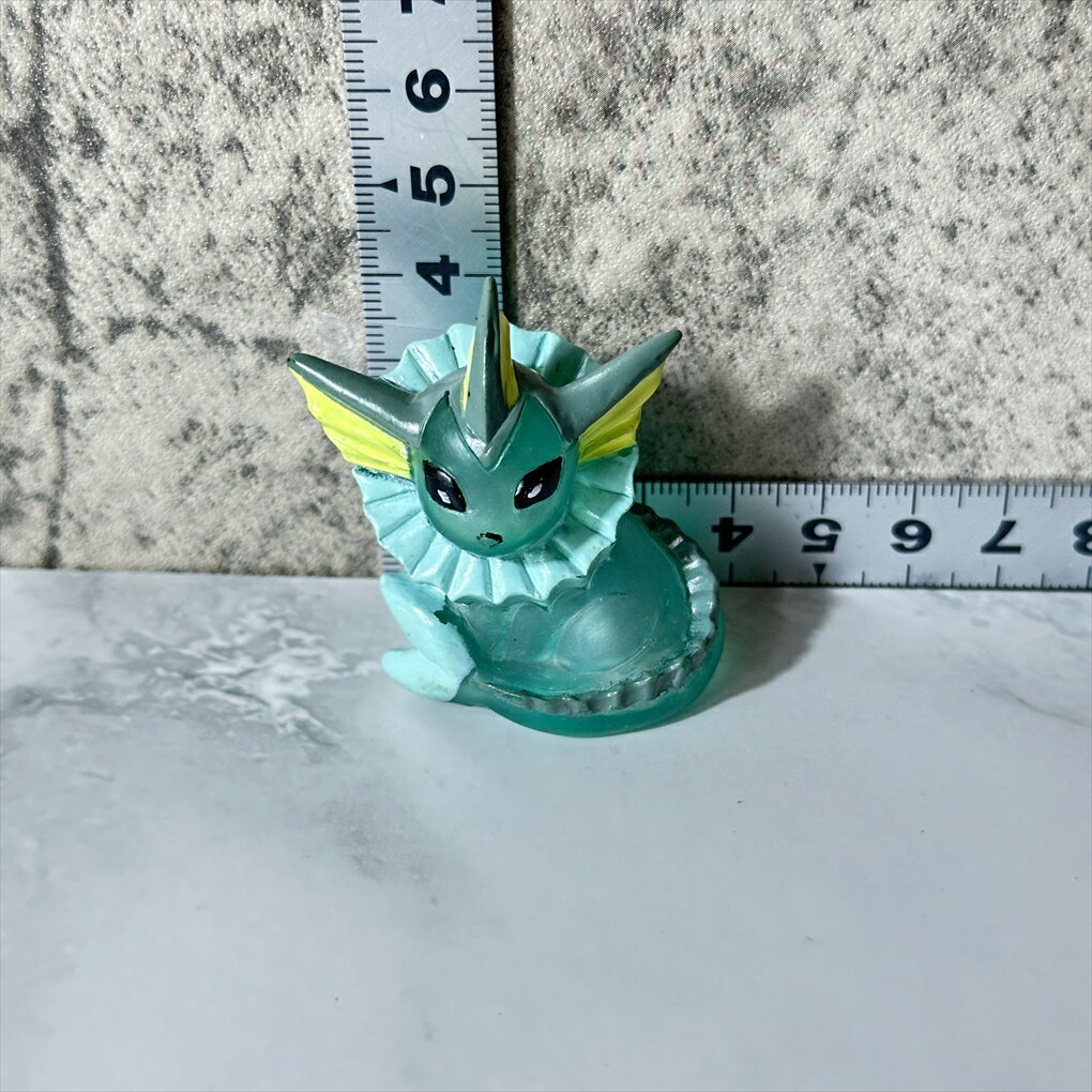【中古】 【水のブイズ】 【希少クリアカラー】 ポケットモンスター シャワーズ フィギュア クリアバージョン 高さ約4cm 幅約4cm 奥行き約4cm クリアブルー 青緑色 中古品 ポケモン