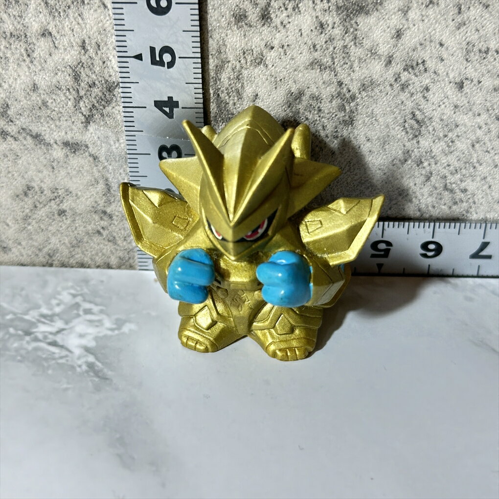 【中古】 【奇跡の輝き】 【ロイヤルナイツ】 バンダイ BANDAI デジモン マグナモン フィギュア ソフビ 指人形 高さ約4.0cm ゴールド ..