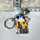 【中古】 【岡山みやげ】 【桃太郎グッズ】 桃太郎 キーホルダー 日本一 鬼退治 記念品 両面デザイン 鈴付き 立体キャラクター 高さ約4.5cm