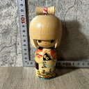 【中古】【小さな伝統工芸品】 【愛らしい表情に癒される】 作者不明 こけし DOLL 高さ13cm 横6cm 縦6cm 重さ115g 中古品 動作確認済み 木製 民芸品 伝統こけし でんとうこけし DENTOKOKESHI 創作こけし そうさくこけし SOSAKUKOKESHI